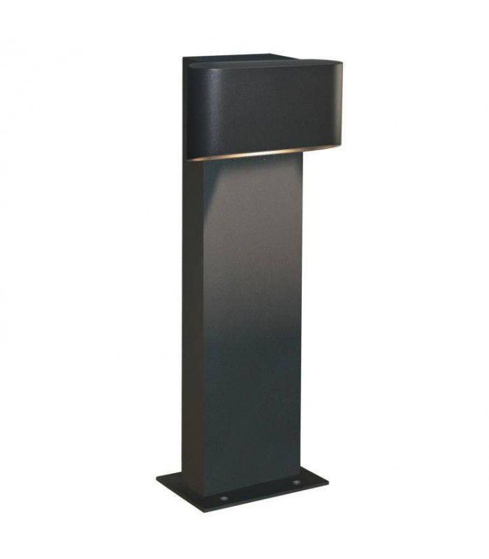 LED 1 Light Outdoor Bollard Light Urban Grey IP65 - 1