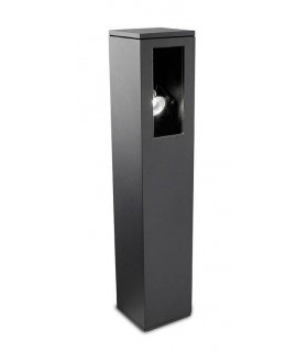 1 Light Adjustable Outdoor Bollard Light Urban Grey IP65, GU10 - 1