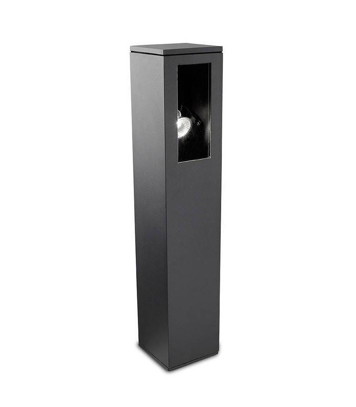 1 Light Adjustable Outdoor Bollard Light Urban Grey IP65, GU10 - 1