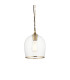 Pillaro Table Lamp Brushed Aged Brass Plate & White Marble E14-1