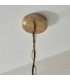 Pillaro Table Lamp Brushed Aged Brass Plate & White Marble E14-6