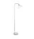 Bellora Glass Floor Lamp Bright Nickel Plate & Clear Glass 10W LED E27-1