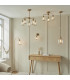 Pillaro Table Lamp Brushed Aged Brass Plate & White Marble E14-7