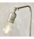Bellora Glass Floor Lamp Bright Nickel Plate & Clear Glass 10W LED E27-4