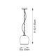 Pillaro Table Lamp Brushed Aged Brass Plate & White Marble E14-10