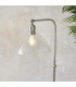 Bellora Glass Floor Lamp Bright Nickel Plate & Clear Glass 10W LED E27-5