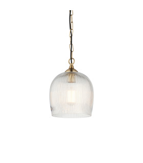 Pillaro Table Lamp Brushed Aged Brass Plate & White Marble E14-1