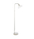 Bellora Glass Floor Lamp Bright Nickel Plate & Clear Glass 10W LED E27-6