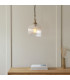 Pillaro Table Lamp Brushed Aged Brass Plate & White Marble E14-3