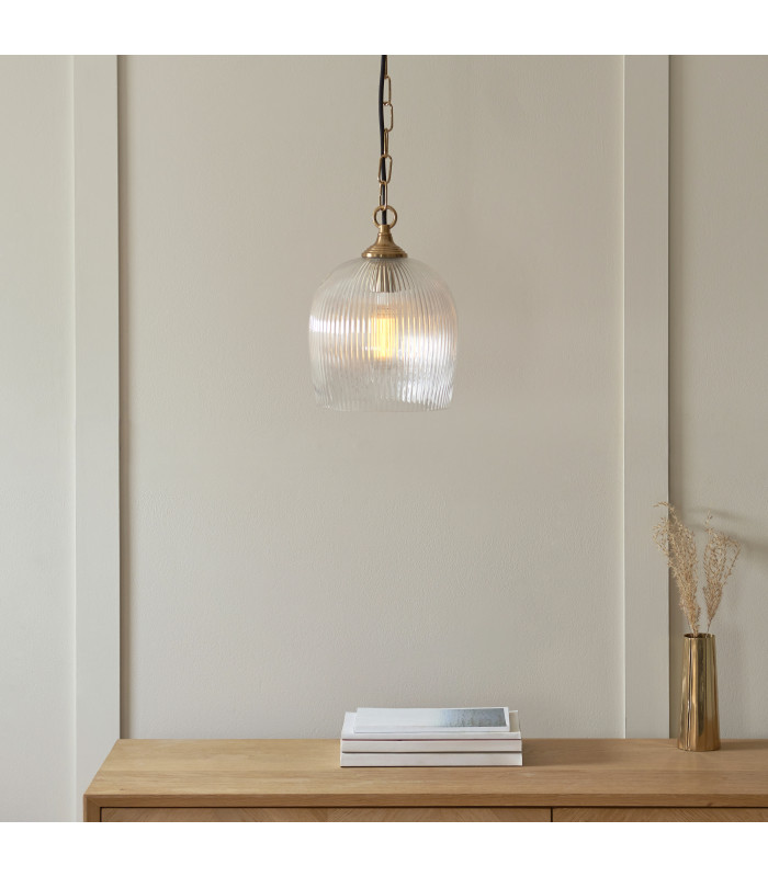 Pillaro Table Lamp Brushed Aged Brass Plate & White Marble E14-3