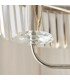 Ascoli Glass Floor Lamp Bright Nickel Plate & Clear Cut Glass 3 x 6W LED E14-5