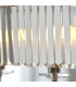 Ascoli Bar Pendant Ceiling Light Bright Nickel Plate & Clear Cut Glass 4 x 6W LED E14-5