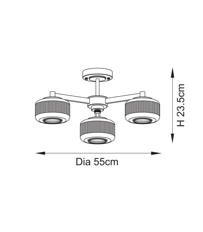Livorno Cluster Pendant Ceiling Light Bright Nickel Plate & Clear Glass 7x E27-9