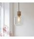 Livorno Cluster Pendant Ceiling Light Antique Brass Plate & Clear Glass 7x E27-3