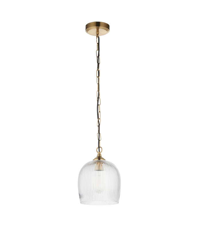 Pillaro Table Lamp Brushed Aged Brass Plate & White Marble E14-9