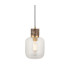 Livorno Cluster Pendant Ceiling Light Antique Brass Plate & Clear Glass 3x E27-1
