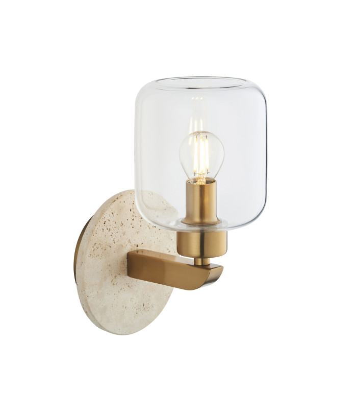 Livorno Cluster Pendant Ceiling Light Bright Nickel Plate & Clear Ribbed Glass 7x E27-1