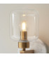 Livorno Cluster Pendant Ceiling Light Bright Nickel Plate & Clear Ribbed Glass 13x E27-5