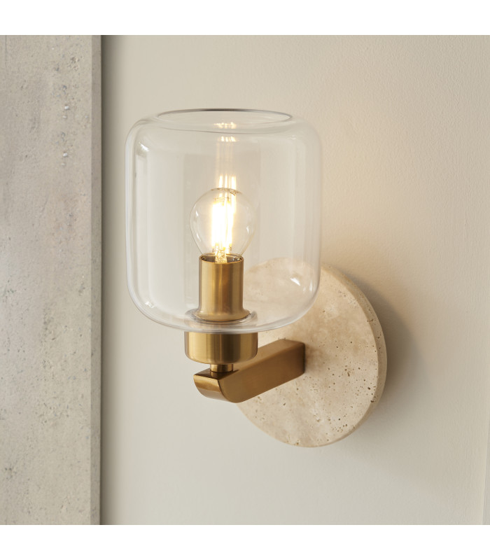 Livorno Cluster Pendant Ceiling Light Bright Nickel Plate & Clear Ribbed Glass 7x E27-3