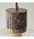 Livorno Cluster Pendant Ceiling Light Antique Brass Plate & Clear Glass 3x E27-5