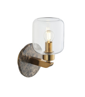 Livorno Cluster Pendant Ceiling Light Bright Nickel Plate & Clear Ribbed Glass 3x E27-1