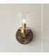 Livorno Cluster Pendant Ceiling Light Bright Nickel Plate & Clear Ribbed Glass 3x E27-5