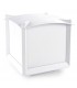 1 Light Medium Outdoor Bollard Light White IP44, E27 - 1