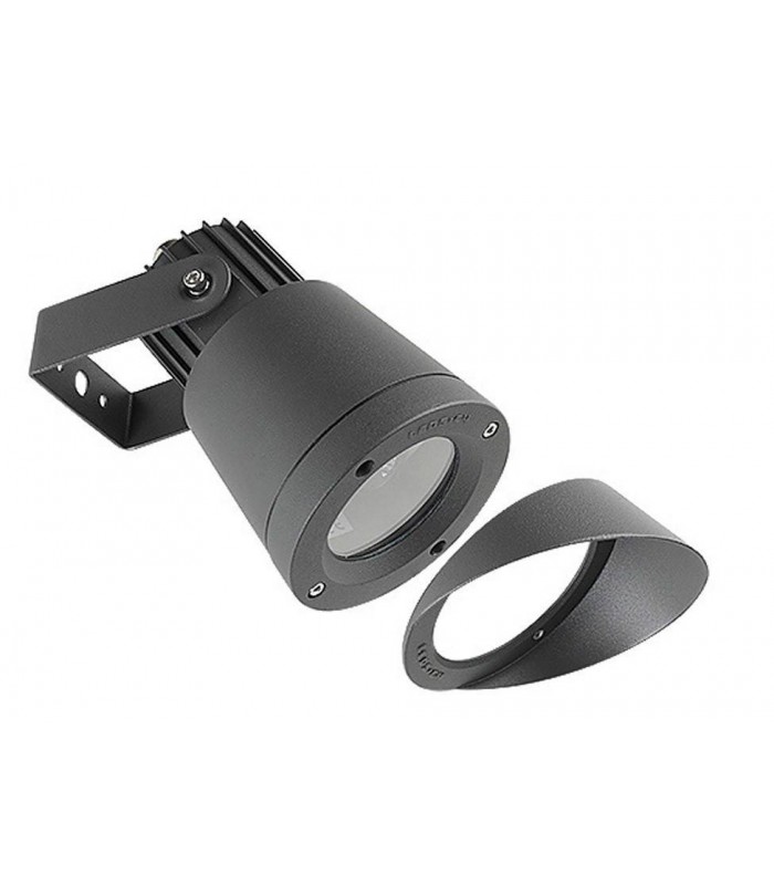 1 Light Outdoor Spotlight Black IP65, GU10 - 1