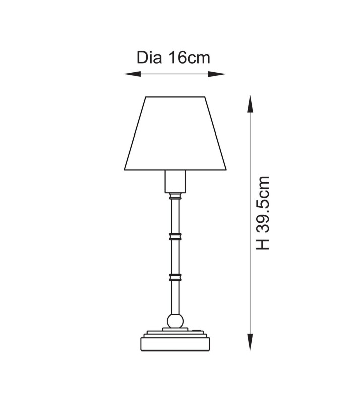 Burley Rechargeable Brushed Aged Brass Plate With Yellow Table Lamp with Jade Fabric Ikat Shade 16cm Integrated LED-10