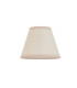 Santiago Brushed Aged Brass Plate Wall Light with Vintage White Fabric Ivy Shade 16cm B22-9