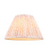 Burley Rechargeable Brushed Aged Brass Plate Floor Lamp with Peachy Keen Fabric Leaf Shade 30cm Integrated LED-9