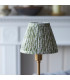 Burley Rechargeable Brushed Aged Brass Plate Table Lamp with Herb Garden Green Fabric Leaf Shade 16cm Integrated LED-4