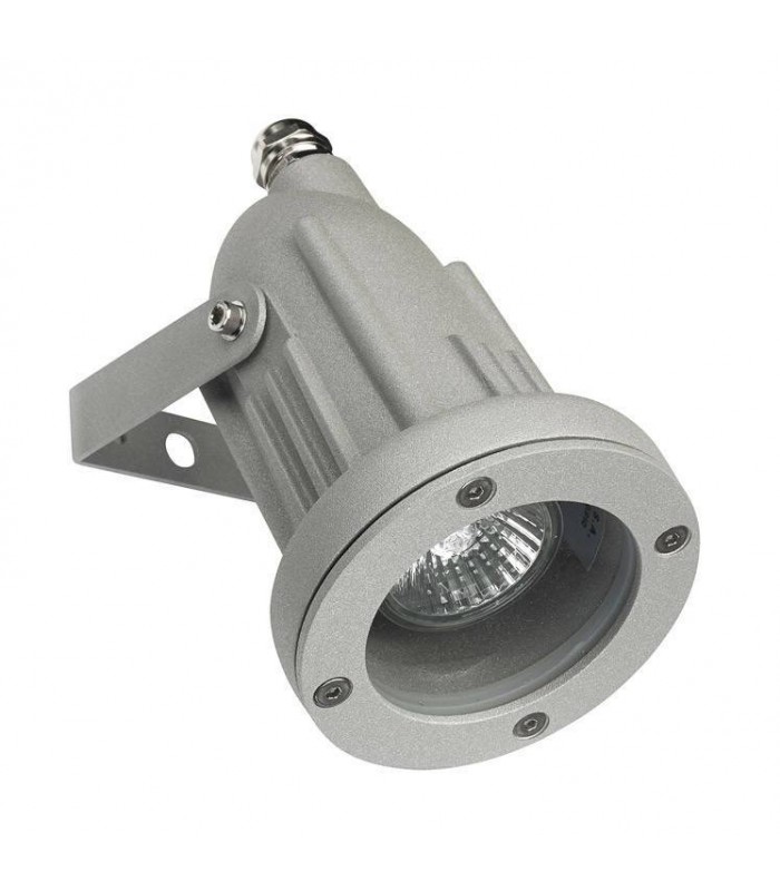 1 Light Outdoor Spotlight Grey IP65, GU10 - 1