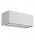 1 Light Outdoor Wall Light White IP54, E27 - 1