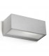 1 Light Outdoor Wall Light Grey IP54, E27 - 1