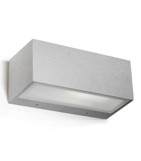 1 Light Outdoor Wall Light Grey IP54, E27 - 1