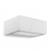1 Light Outdoor Wall Light White IP44 - 1