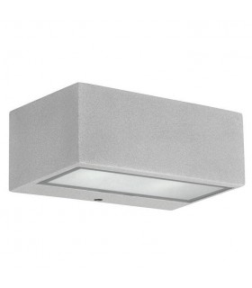 1 Light Outdoor Wall Light Grey IP44 - 1