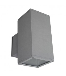 1 Light Outdoor Wall Light Grey IP65 - 1