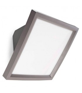 2 Light Outdoor Wall Light Grey IP65, E27 - 1