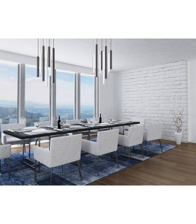 LED Cluster Ceiling Pendant Black - 2