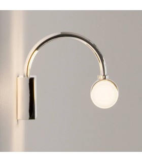 Chrome Twin Bathroom Wall Light Dimmable Astrol Lighting 0335