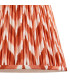 Higgledy Gloss Pink Clay Paint Floor Lamp with Apricot Orange Fabric Zigzag Shade 35cm E27-8