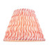 Bobble Olive Green Glaze Table Lamp with Coral Pink Fabric Ripple Shade 25cm B22-9