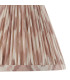 Myrtle Almond White Table Lamp with Neutral Print Fabric Ikat Shade 25cm B22-7
