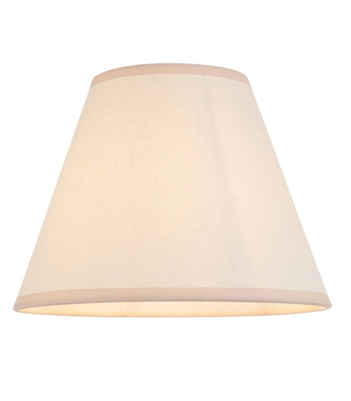 Myrtle Cotswold Green Table Lamp with Vintage White Fabric Ivy Shade 25cm B22-8