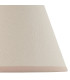 Myrtle Pink Clay Table Lamp with Vintage White Fabric Ivy Shade 25cm B22-7