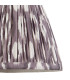 Santiago Brushed Aged Brass Plate Wall Light with Pearl Grey Fabric Ikat Shade 20cm B22-8