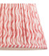 Carnaby Satin Pink Clay Paint Floor Lamp with Coral Pink Fabric Ripple Shade 35cm B22-8