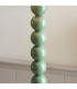 Higgledy Gloss Cotswold Green Paint Floor Lamp with Pearl Grey Fabric Ikat Shade 35cm E27-6